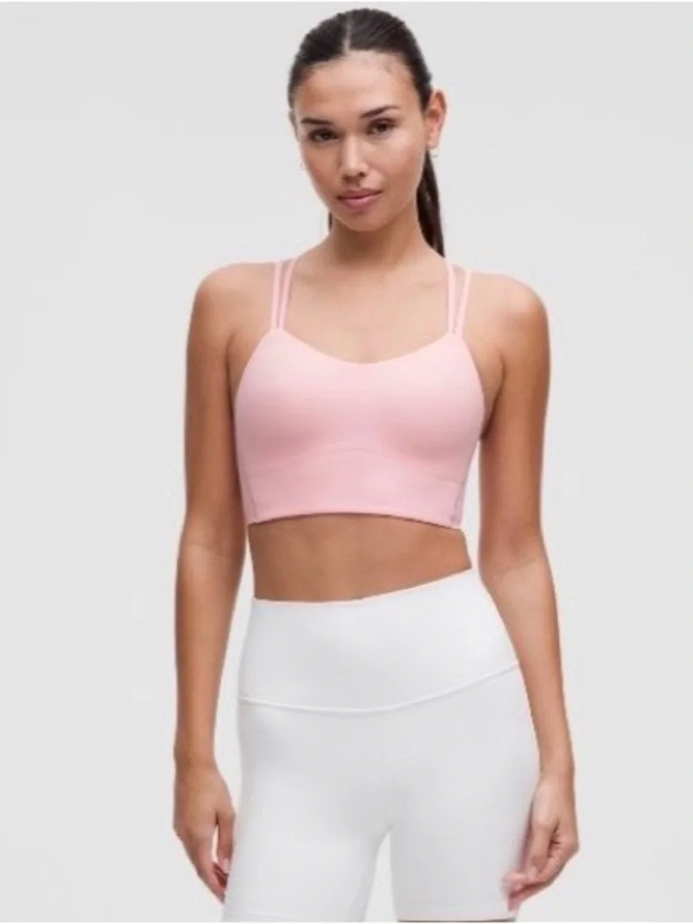 lululemon athletica Like a Cloud Longline Strawberry Milkshake Bra